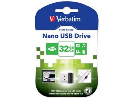 VERBATIM Store 'n' Stay NANO 32GB USB 2.0 černá 98130 Verbatim