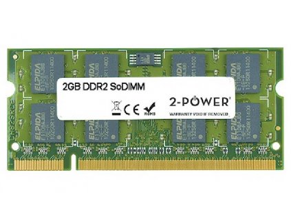 2-Power 2GB PC2-6400S 800MHz DDR2 CL6 SoDIMM 2Rx8 (DOŽIVOTNÍ ZÁRUKA) MEM4302A