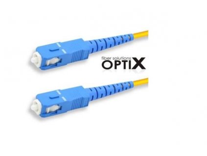 OPTIX SC/UPC-SC/UPC patchcord arm. bílý 9/125 1m 3mm B3 LSZH simplex 10201 Opticord