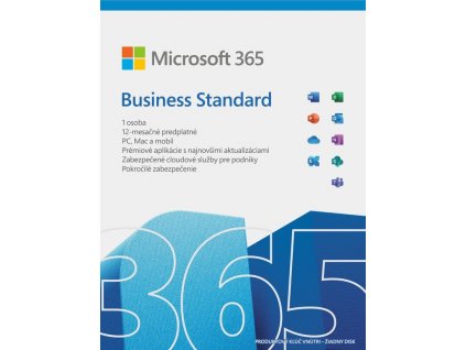Microsoft 365 Business Standard P8 Mac/Win SK, 1rok KLQ-00695