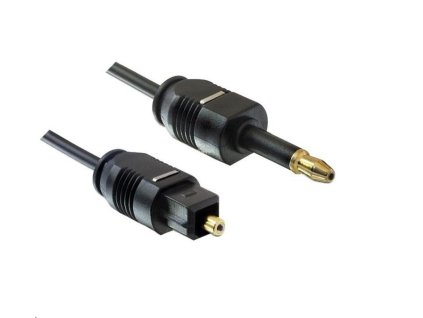 PREMIUMCORD Kábel 3,5 mm mini Toslink - Toslink, OD:2.2 mm, dĺžka 3 m kjtos2-3 PremiumCord