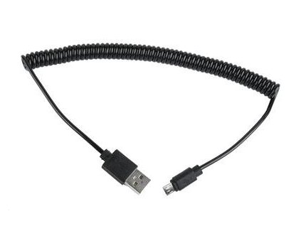 GEMBIRD Kábel CABLEXPERT USB A samec/Micro B samec 2.0, 1,8 m, čierna, krútená CC-mUSB2C-AMBM-6 Gembird
