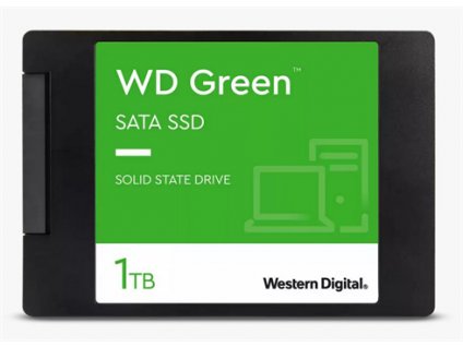 WD GREEN SSD 3D NAND WDS100T3G0A 1TB SATA/600, (R:500, W:400MB/s), 2.5" Western Digital