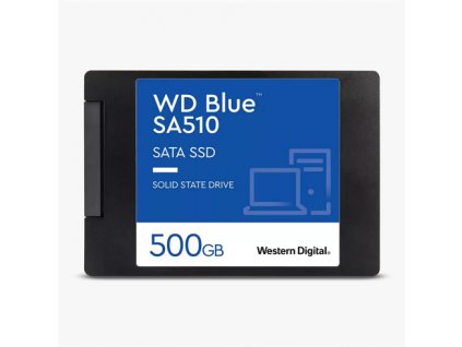 WD BLUE SSD 3D NAND WDS500G3B0A 500GB SA510 SATA/600, (R:560, W:510MB/s), 2.5" Western Digital
