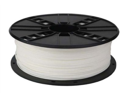 GEMBIRD Struna pro 3D tisk, PLA, 1,75mm, 1kg, 330m, bílá 3DP-PLA1.75-01-W Gembird