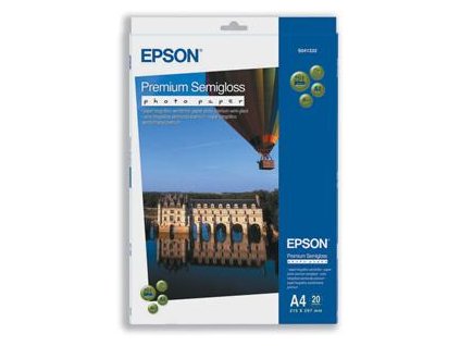 EPSON A4, Premium Semigloss Photo Paper (20listů) C13S041332 Epson