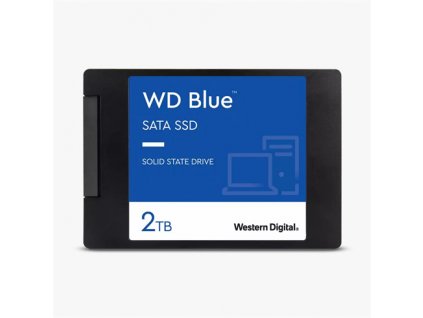 WD BLUE SSD 3D NAND WDS200T2B0A 2TB SATA/600, (R:560, W:530MB/s), 2.5" Western Digital