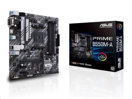 ASUS PRIME B550M-A soc.AM4 B550 DDR4 mATX M.2 D-Sub DVI HDMI 90MB14I0-M0EAY0 Asus