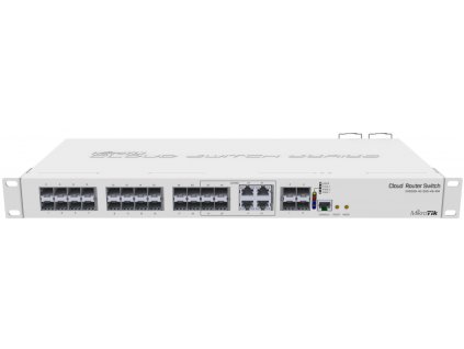 MIKROTIK RouterBOARD Cloud Router Switch CRS328-4C-20S-4S+RM + L5 (800MHz; 512MB RAM; 4x GLAN, 20x SFP, 4xSFP+) rack MikroTik