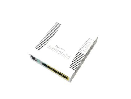 MIKROTIK RouterBOARD 260GSP 5-port Gigabit smart switch + 1x SFP (SwitchOS, PoE-ouit plastic case + zdroj) CSS106-1G-4P-1S MikroTik