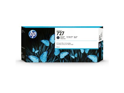 HP C1Q12A No. 727 Black Ink Cart pro DSJ T920, 300ml