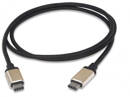 Kábel USB PREMIUMCORD 3.1 konektor C/male - USB 3.1 C/male, 0,5 m hliníkové konektory ku31cc05al PremiumCord
