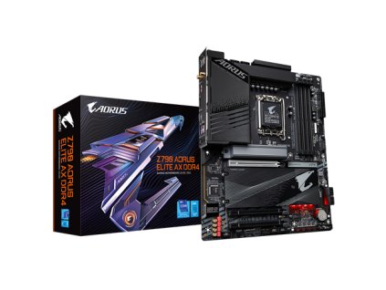 GIGABYTE MB Sc LGA1700 Z790 AORUS ELITE AX DDR4, Intel Z790, 4xDDR4, 1xHDMI, WI-FI Z790 A ELITE AX DDR4 Gigabyte