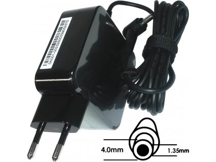 Asus orig. adaptér 45W19V 2P BLK(AC FIX) s EU plug B0A001-00232500