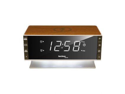 Radiobudík TechnoLine WT 487,QI, hnědý Technoline