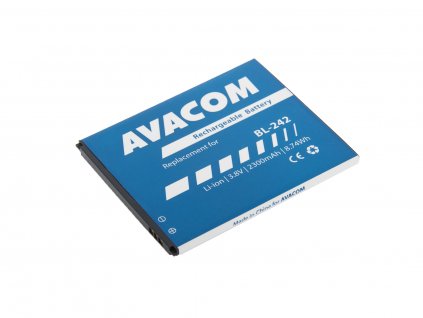 AVACOM baterie do mobilu Lenovo A6000 Li-Ion 3,8V 2300mAh (náhrada BL242) GSLE-BL242-2300 Avacom