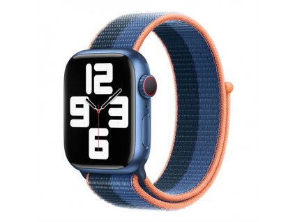 Devia remienok Nylon Braided Two-Tone Loop pre Apple Watch 44/45/49mm - Pinch Feather 6938595364716