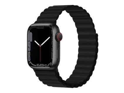 Devia remienok Deluxe Series Sport3 Silicone Magnet Band 44/45/49mm - Black 6938595364846