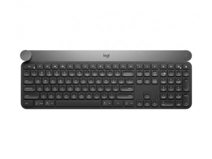 Logitech® CRAFT Wireless Keyboard with creative input dial - BT - INTNL - US International layout 920-008504