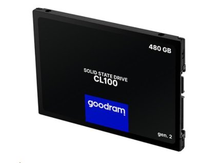 GOODRAM SSD CL100 Gen.3 480 GB SATA III 7 mm, 2,5" SSDPR-CL100-480-G3 GoodRAM