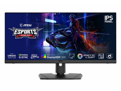 MSI Gaming monitor Optix MPG341QR, 34"/3440 x 1440 /IPS, 144Hz/1ms/1000:1/550cd / m2 /2xHDMI/DP/USB-C/USB