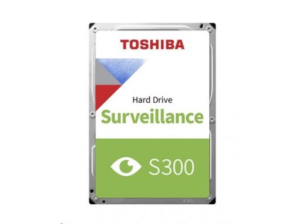 TOSHIBA HDD S300 Surveillance (CMR) 4TB, SATA III, 7200 otáčok za minútu, 128MB cache, 3,5", BULK HDWT140UZSVA Toshiba