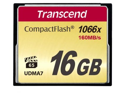Transcend 16GB CF (1000X) paměťová karta TS16GCF1000