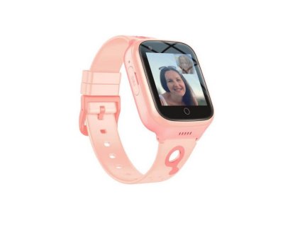 CARNEO dětské GPS hodinky GuardKid+ 4G Platinum pink 8588007861586 Carneo