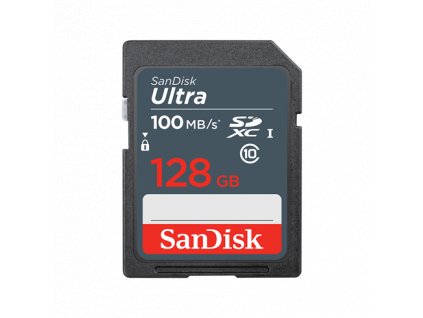 Karta SanDisk SDXC 128 GB Ultra (100 MB/s Class 10 UHS-I) SDSDUNR-128G-GN3IN
