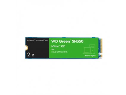WD GREEN NVMe SSD 2TB PCIe SN350, Geb3 8GB/s, (R:3200/W:3000 MB/s) WDS200T3G0C Western Digital
