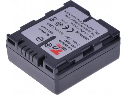 Baterie T6 power Panasonic VW-VBD070, CGA-DU07, CGR-DU07, Hitachi DZ-BP07S, 720mAh, 5,2Wh VCPA0009