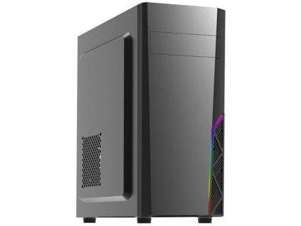 Zalman case miditower T8, bez zdroje, ATX, 1x 120mm ventilátor, 1x USB 3.0, 2x USB 2.0, RGB, černá