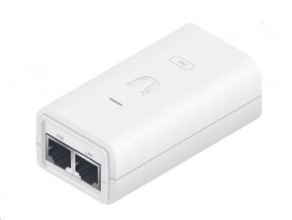 UBNT POE-24-24W-G-WH [Gigabitový PoE adaptér, 24V/1A (24W), vrátane. napájací kábel, biely] POE-24-24W-G-WH-EU Ubiquiti