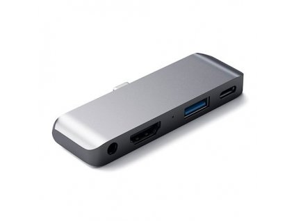 Satechi USB-C Mobile Pro Hub pre iPad Pro/Air 10.9" 2020 - Space Gray ST-TCMPHM