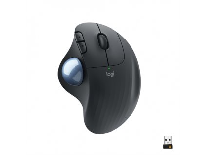 Logitech® M575 ERGO - GRAPHITE - 2.4GHZ/BT - N/A - EMEA 910-005872