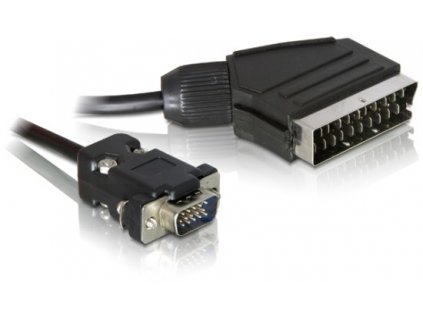 DeLock kabel 2m ze SCART na VGA 65028