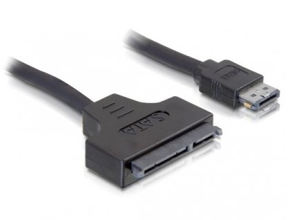 DeLock kabel eSATApd na SATA 22 pin délka 0,5m, pro 2,5" i 3,5" HDD 84402