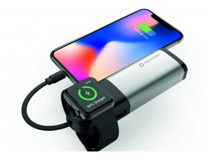 SWISSTEN 2in1 APPLE WATCH MFi POWER BANK 6700 mAh 22013980 Swissten