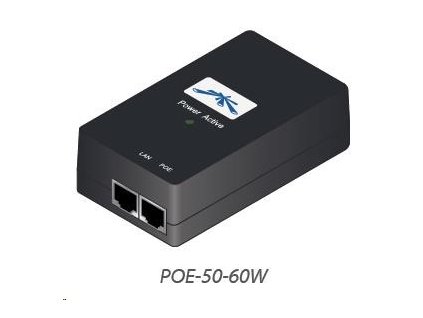UBNT POE-50-60W [PoE adaptér pre AirFiber, 50V/1.2A (60W), vrátane. napájací kábel] POE-50-60W(EU) Ubiquiti