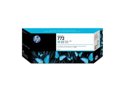 Atramentová kazeta HP 772 Light Cyan DJ, 300 ml, CN632A