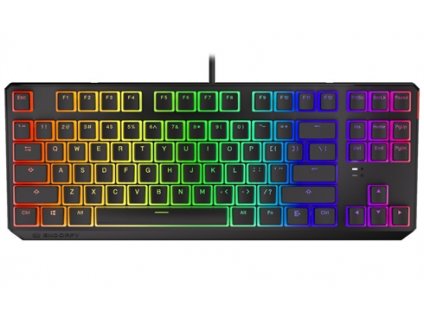 Endorfy herní klávesnice Thock TKL Pudd.Khail BR RGB /USB/ brown sw. / drátová / mechanická / US layout / černá RGB EY5A005 SilentiumPC