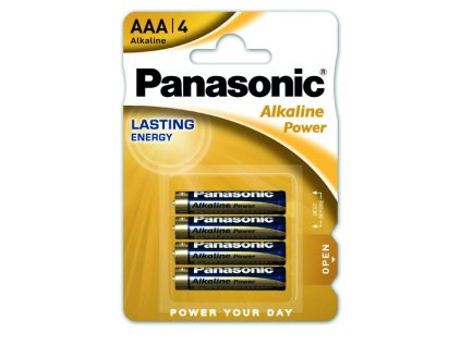 Panasonic LR03 Alkaline Power (alkalická; AAA; 1,5V; BL4) 4ks - Blister 12210 Ansmann