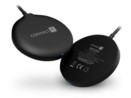 CONNECT IT MagSafe Wireless Fast Charge Bezdrôtová nabíjačka, 15 W, čierna CWC-7600-BK Connect IT
