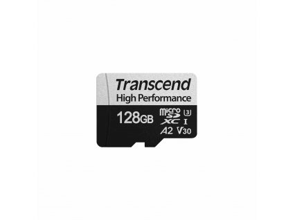 Karta TRANSCEND MicroSDXC 128GB 330S, UHS-I U3 A2 + adaptér TS128GUSD330S Transcend