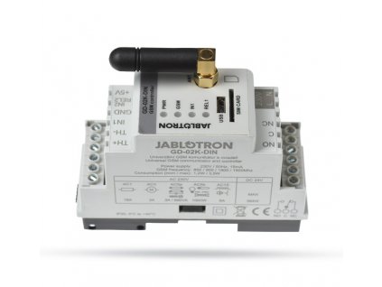 Jablotron Univerzální GSM komunikátor a ovladač GD-02K-DIN NoName