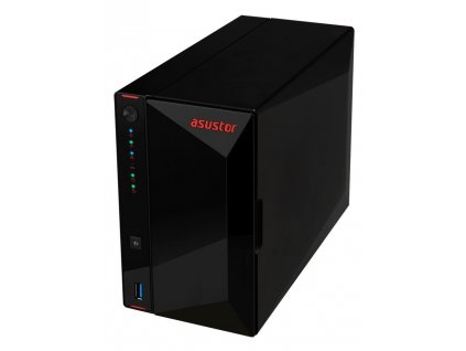 Asustor AS5202T 2-šachtový NAS Nimbustor 2, 2 GB DDR4, 2x2.5GE, 3xUSB3.2, Celeron J4005 2core 2.0GHz