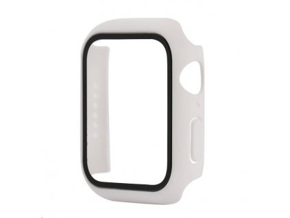 COTEetCI polykarbonátové pouzdro s ochranou displeje pro Apple Watch 41 mm bíla 25002-WH COTECi