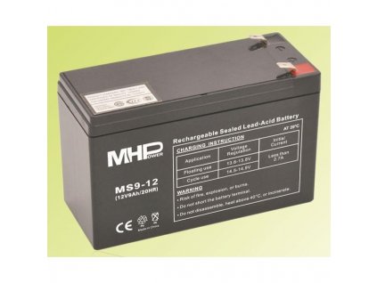 Pb akumulátor MHPower VRLA AGM 12V/9Ah (MS9-12) Carspa