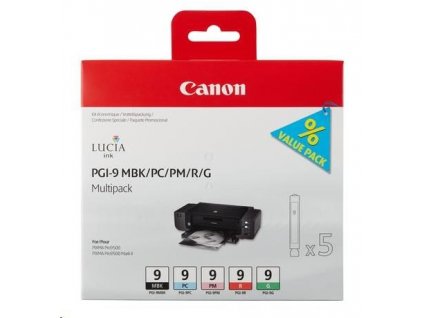Canon BJ Cartridge PGI-9 MBK/PC/PM/R/G Multi Pack 1033B013