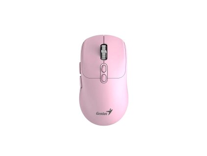 Genius NX-8080S BT Myš, bezdrátová, optická, 1600DPI, 7 tlačítek, tichá, Copilot, 2,4GHz, Bluetooth 5.3, růžová 31030042403